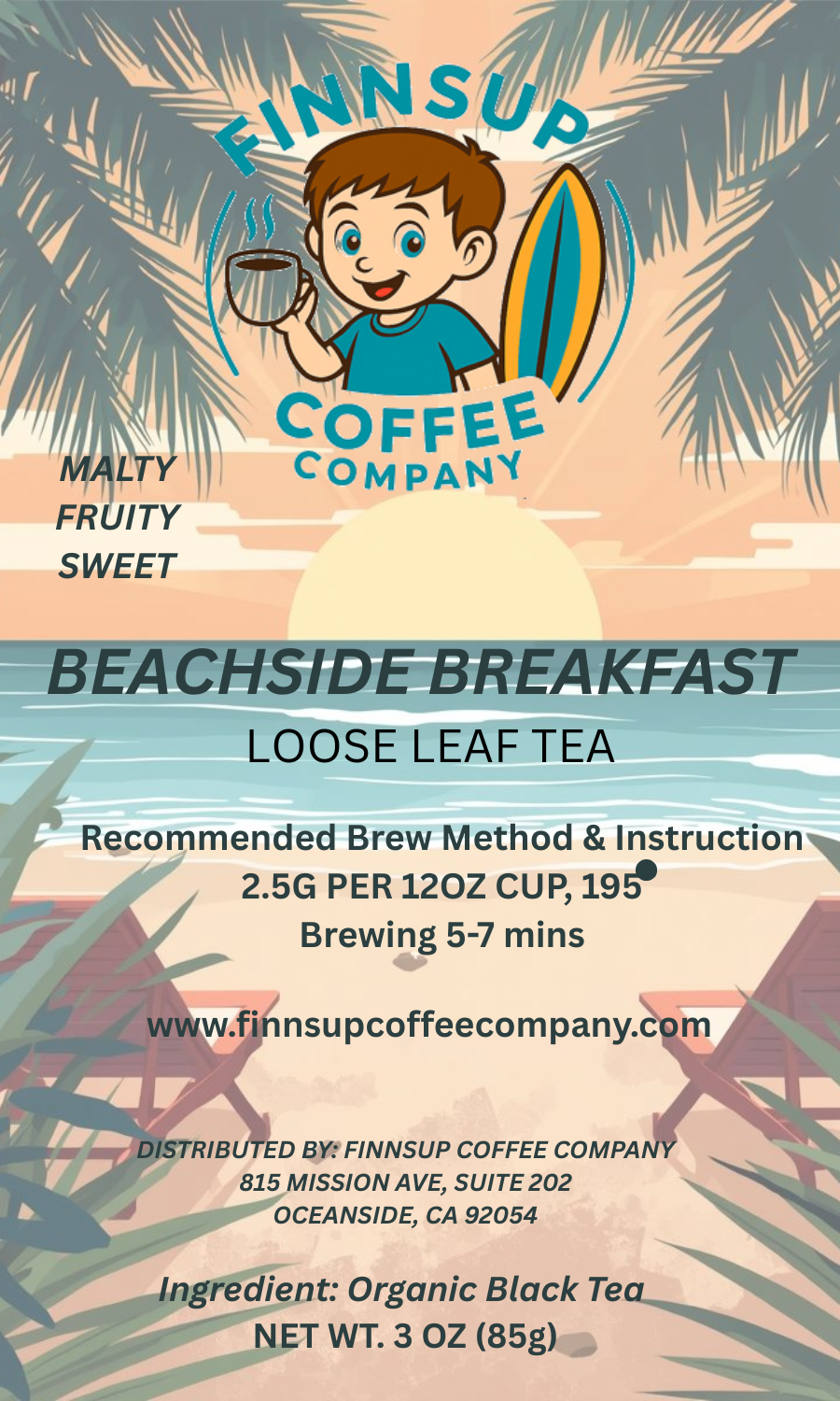 Beachside Breakfast Loose Leaf Tea